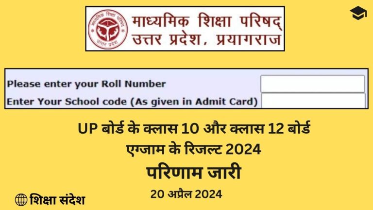 UP Board Result 2024 - Result Available, Check Here Direct Link